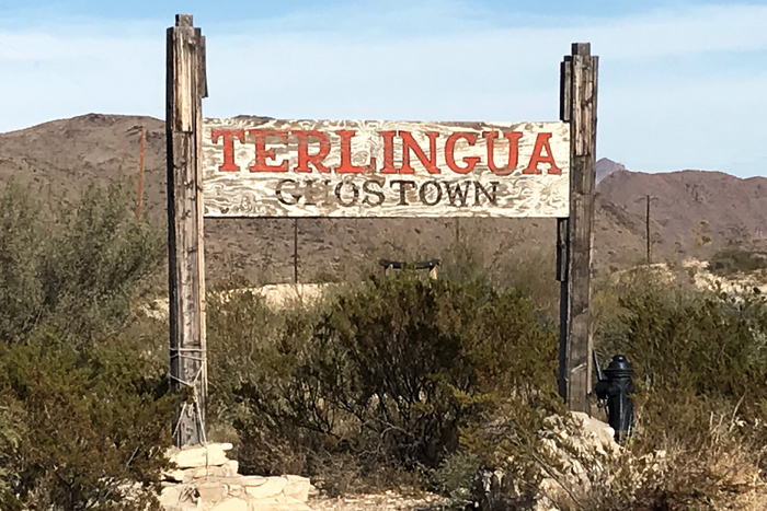 Terlingua Ghost Town Sign