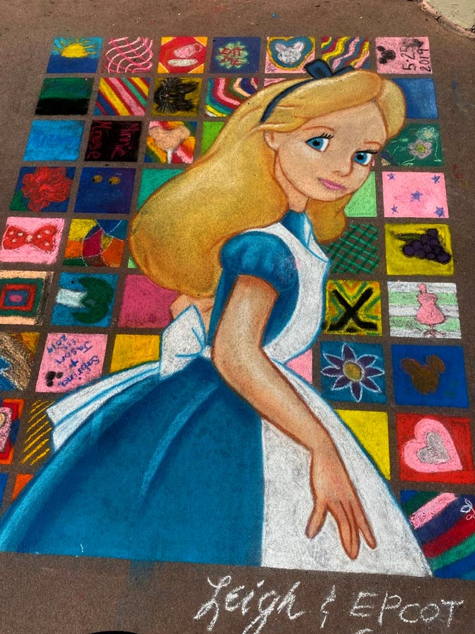 Alice in Chalk - beautiful things